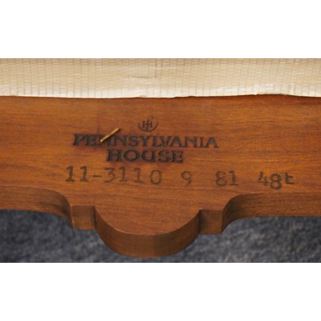 Pennsylvania House Traditional Queen Anne Style Cherry Splat Back Dining Arm Chair 11-3110 For Sale - Image 10 of 10