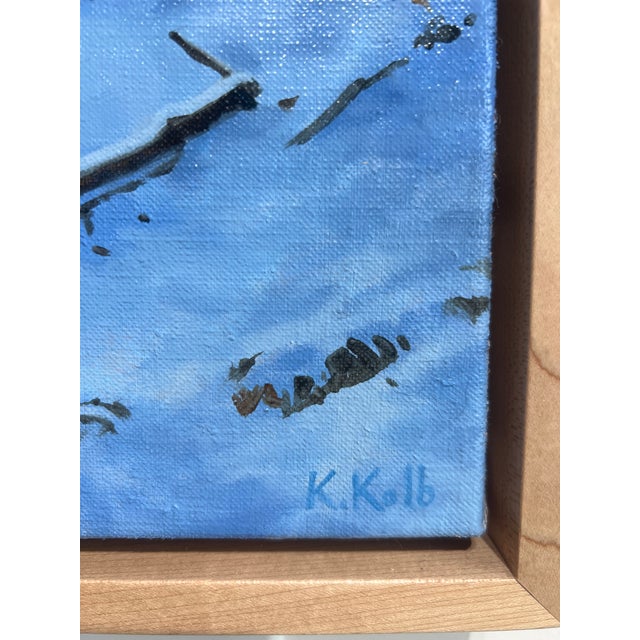 Contemporary Winter Woods by Kathleen Kolb For Sale - Image 3 of 4