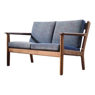 GE265 Sofa in Oak by Hans J. Wegner and Getama, Oak 1960s For Sale