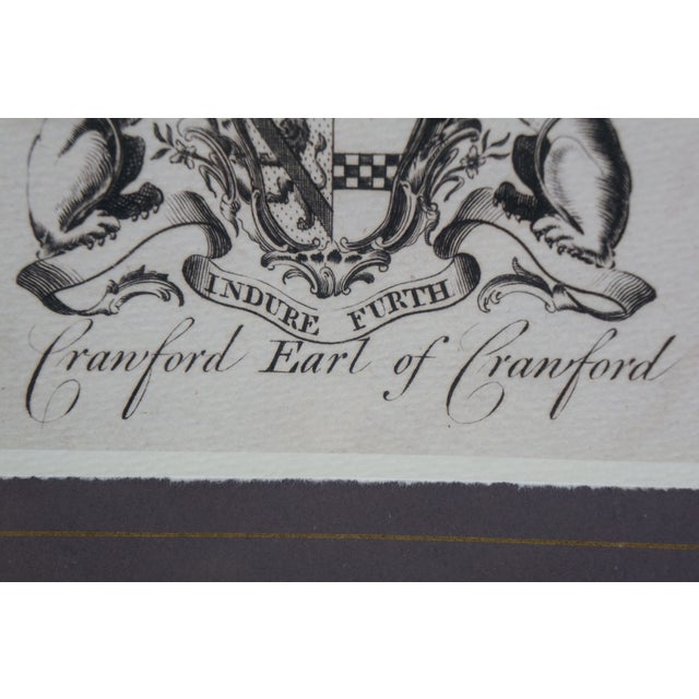 Late 20th Century British Heraldic Crests Earl of Cranford Kelly Kinnoul Coat of Arms Prints 19" - Set of 3 For Sale - Image 16 of 18