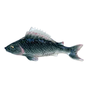 French Majolica Fish Jardiniere Fives Lille Circa 1900
