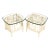 Vintage Coastal Chinese Chippendale Chinoiserie Bamboo and Wicker Side Tables Ficks Reed Style - A Pair For Sale