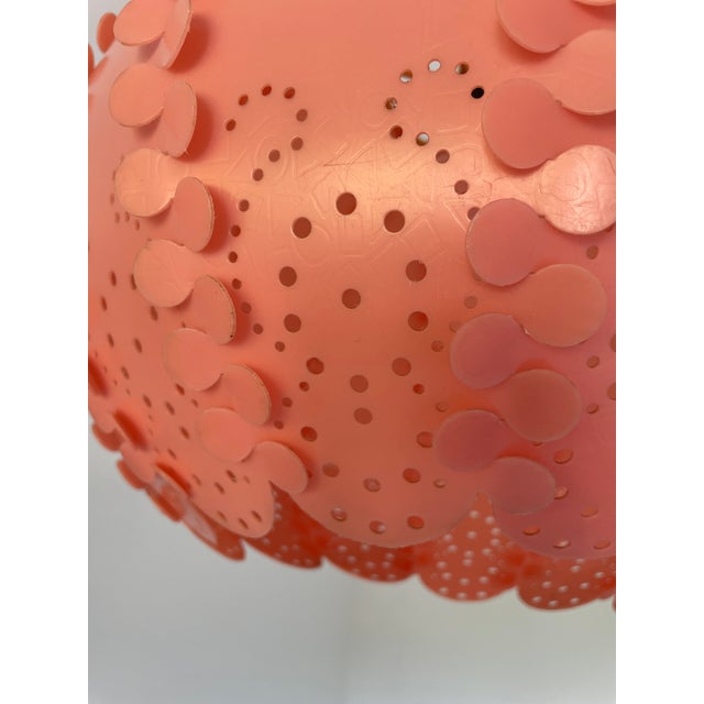 Large Danish Modern Coral Acrylic Modular Hanging Light, Ukraine, 1970s For Sale - Image 9 of 18