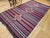 Vintage Handwoven Kilim Rug, Wool, Southwestern Design, Turkey, 1950s, 6' x 11' For Sale In Chicago - Image 6 of 14