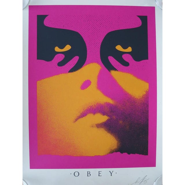 Shepard Fairey (Obey) ShadowPlay, 2019 Screenprint on Speckletone cream paper. Signed by Shepard Fairey. Numbered edition...
