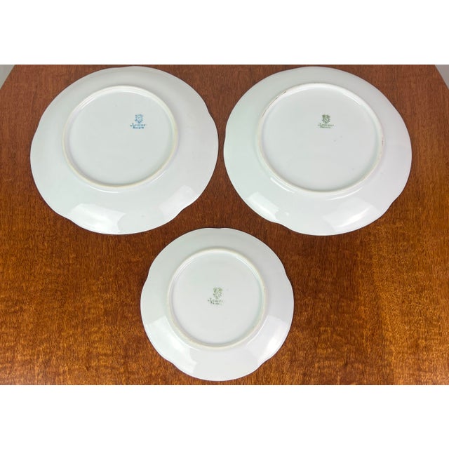 Signed A. Koch J&c Bavaria Hand-Painted Grape Porcelain Service - 5 pcs For Sale - Image 11 of 12