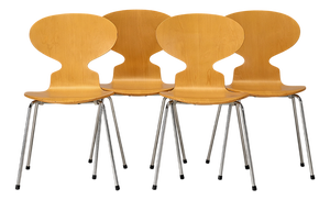 Chairs by Arne Jacobsen for Fritz Hansen, 1886, Set of 4