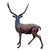 Bronze Twelve-Point Stag Garden Sculpture For Sale - Image 10 of 18