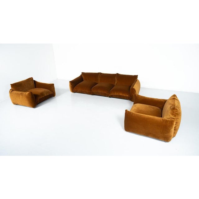 Mid-Century Modern Three-Seater Marenco Sofa by Mario Marenco, 1960 For Sale - Image 11 of 13