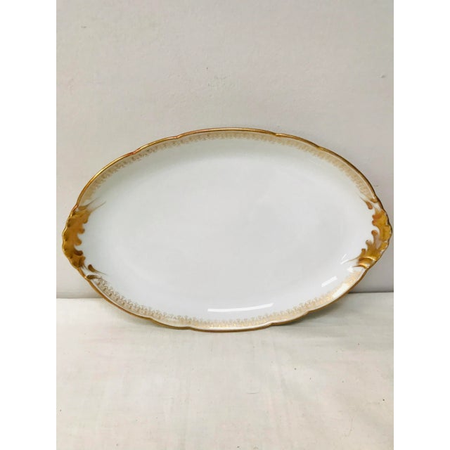 Limoges France Gold Trimmed Oval Serving Platter For Sale In Phoenix - Image 6 of 6