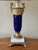 Frederick Cooper Late 20th Century French Sèvres Style Porcelain and Gold Table Lamp With Shade For Sale - Image 4 of 12