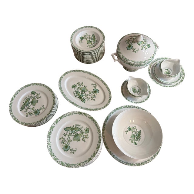 Calcutta Service from Limoges, 1960s, Set of 43 For Sale