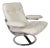 Armchair with White Leather Upholstery from Leolux, 1960s For Sale