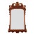 1980s Labarge Georgian Rococo Style Burl Wood Wall Mirror For Sale