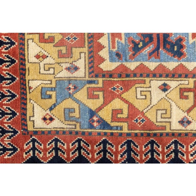 Antique Kazak Rug 3'5'' x 5'2'' For Sale - Image 12 of 12