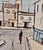 Wood Charles Levier—Charming Parisian Street Scene —1960s French Expressionist Oil Painting For Sale - Image 7 of 11