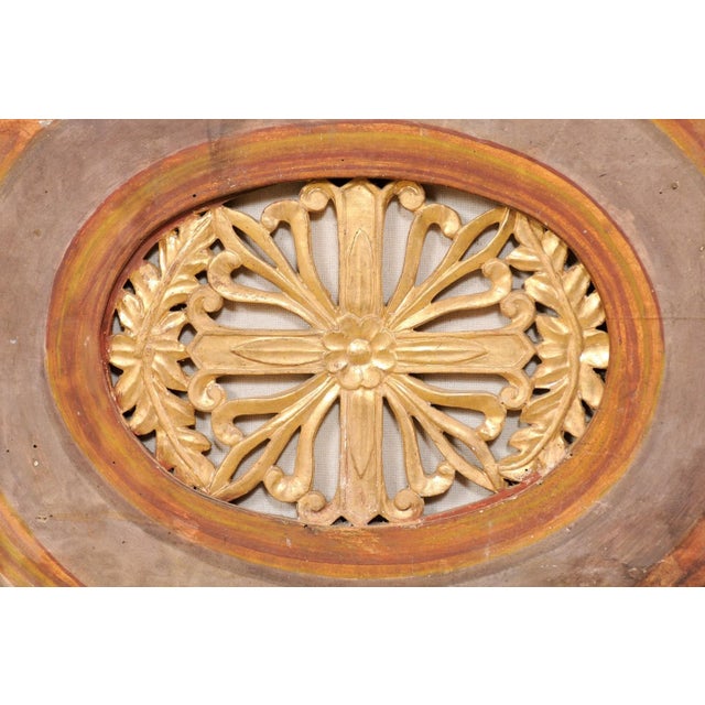 Brown 19th Century Italian Trapezoidal Wall Plaque For Sale - Image 8 of 11