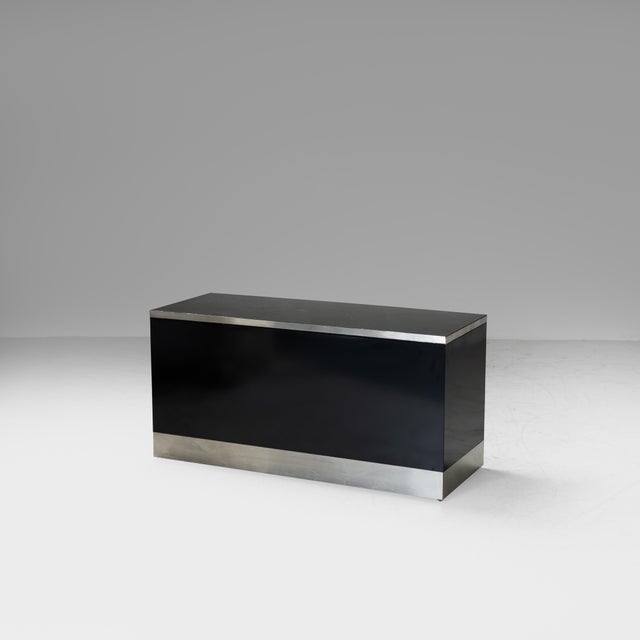 Chest in Laminate and Inox, 1970s For Sale - Image 10 of 11