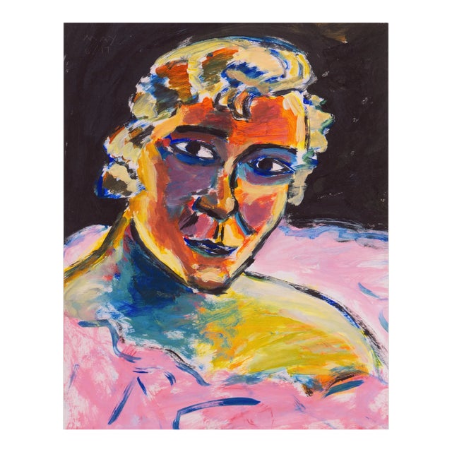 'Figural' by Dan May, 2017, Post Impressionist Oil, Portland Art Museum, Albright-Knox Gallery For Sale