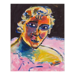 'Figural' by Dan May, 2017, Post Impressionist Oil, Portland Art Museum, Albright-Knox Gallery
