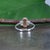 Orange 1.3Ct Imperial Topaz Ring With Natural Diamond Accents in Solid 14k Gold, 9x5mm, Size 6.75 For Sale - Image 8 of 9