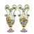 Pair of Italian Maiolica Vases, Coiled Snake Handles, Ca. 1880 For Sale - Image 10 of 10
