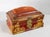19th Century 19th Century English or French Red Lacquer Gilt Chinoiserie Sewing Box For Sale - Image 5 of 16