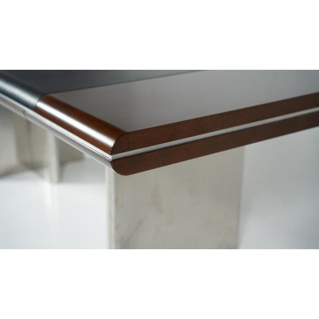 Mid-Century Modern Italian Desk attributed to Hans von Klier for Skipper, 1970s For Sale - Image 10 of 11