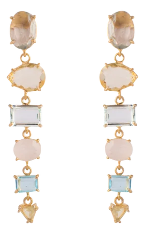 Kelly Earrings Base Metal, Yellow