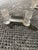 Beautiful and rare set of 8 Baccarat glass knife rests; clear and frosted. Each rest has a frosted crystal cherub on each...