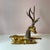 1960s Vintage Extra Large Brass Deer Statue For Sale - Image 5 of 11