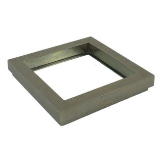 Metal and Glass Ashtray, Italy, 1970 For Sale