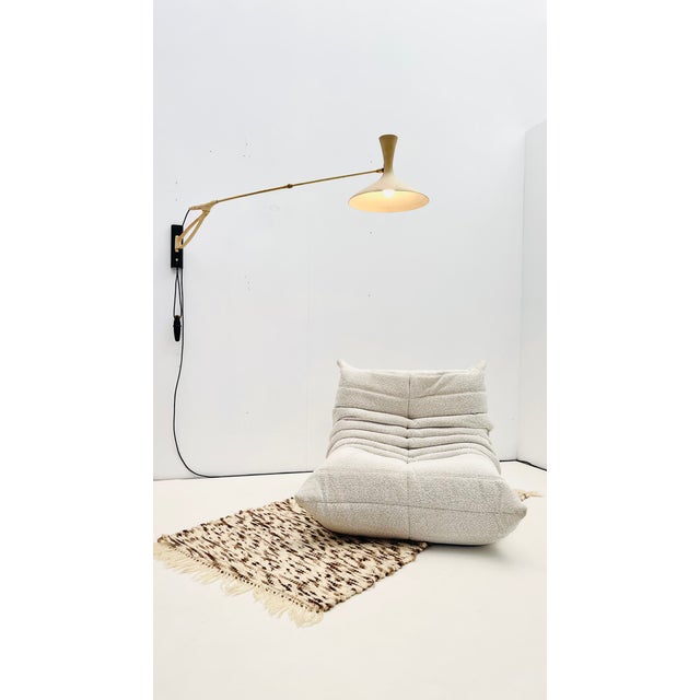 Beige Wall Lamp by Louis Kalff for Cosack Leuchten, 1950s For Sale - Image 8 of 12