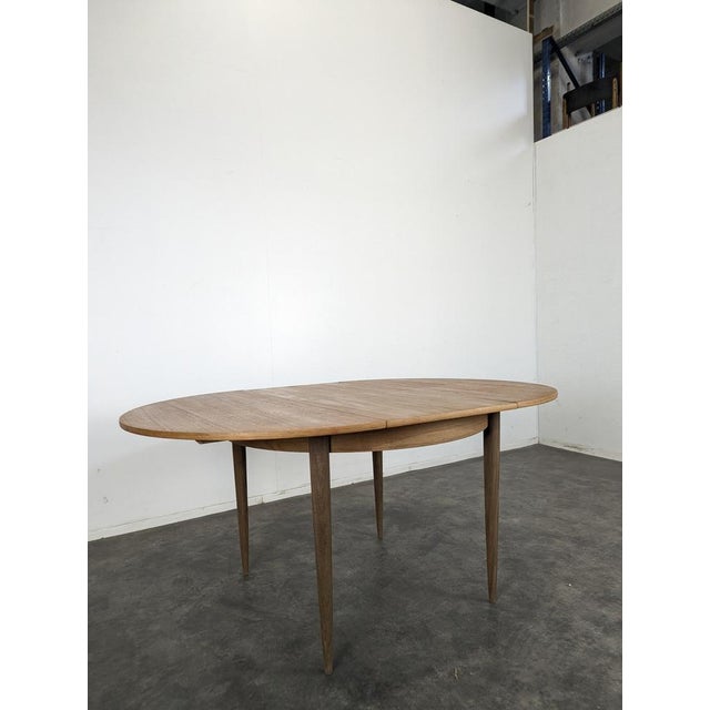 Scandinavian Teak Table with Extension For Sale - Image 6 of 11