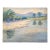 20th Century American Impressionist Shoreline Landscape Painting by w.h. Partridge For Sale