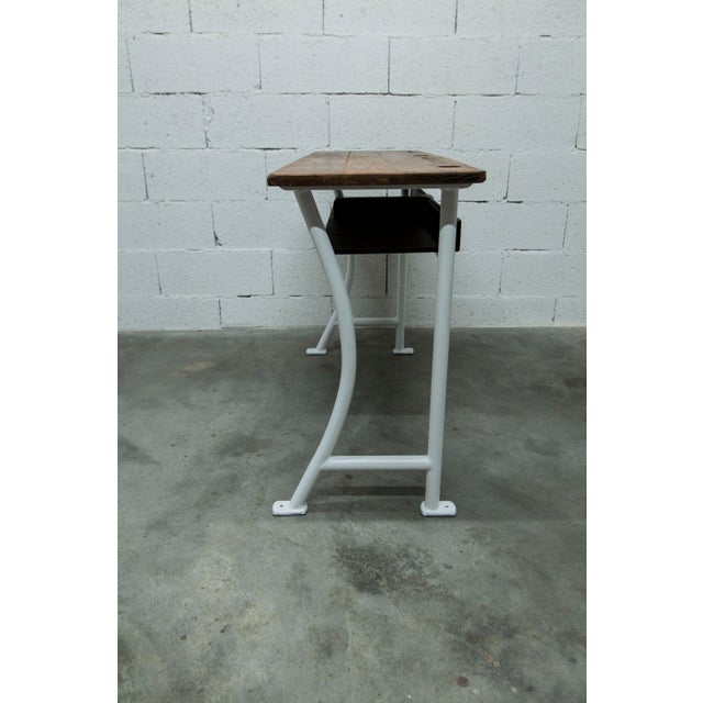 Wooden School Desk, 1960s For Sale - Image 10 of 18