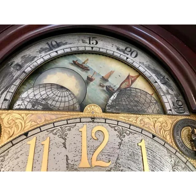 Enormous 19th Century English Tall Case Clock For Sale - Image 9 of 12
