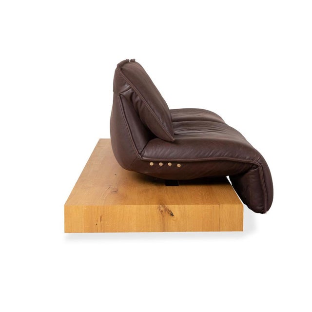 Koinor Free Motion Edit 3 Leather Two-Seater Brown Electric Function Sofa For Sale - Image 14 of 17