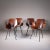 Medea Chairs with Armrests by Vittorio Nobili for Fratelli Tagliabue 1960s, Set of 4 For Sale - Image 6 of 7