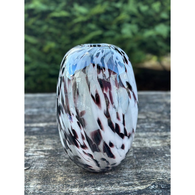 Murano Glass Vase, 1980s For Sale - Image 12 of 12