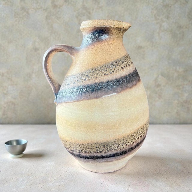 Mid-Century Model 671-30 Fat Lava Jug in Brown Ceramic from Scheurich Keramik, 1960s, in Flawless conditions. Designed...