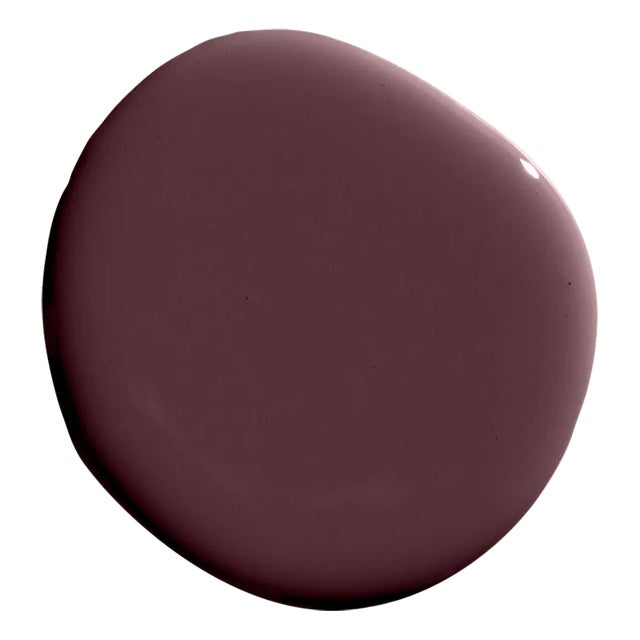 Not Yet Made - Made To Order BACKDROP Adhesive Sample Swatch in Lobby Scene (Dark, Warm Purple-Red ​) For Sale - Image 5 of 5
