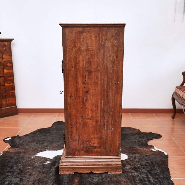 Solid Wood Cabinet with One Drawer and Two Storage Compartments For Sale - Image 5 of 10