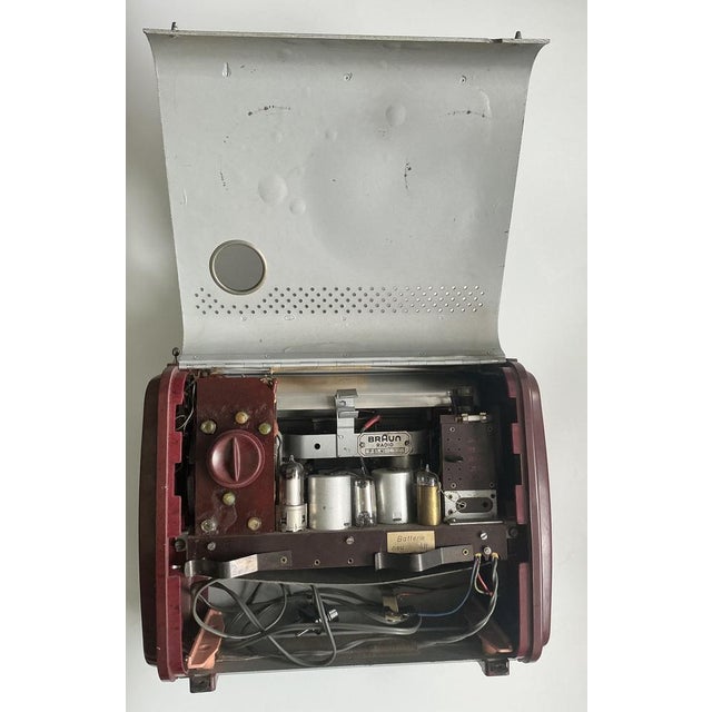 Brown Piccolo P51 Tube Portable Radio from Braun, 1951 For Sale - Image 8 of 11