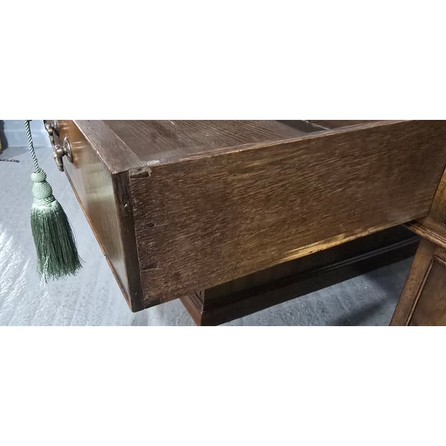 1910s Antique Mahogany Partners Desk, 1910 For Sale - Image 5 of 15