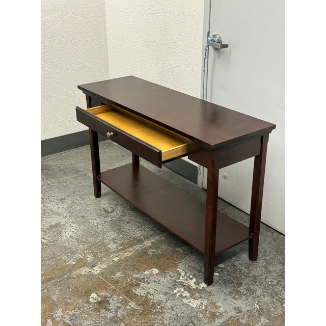 2010s Contemporary Single Drawer Console For Sale - Image 5 of 12