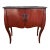 Mid 20th Century Vintage Red Chinese Console French Style Cabinet For Sale