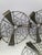 Metal French Folk Art . Set of 3 French Folk Art Metal Basket Bowls, Late 20th Century For Sale - Image 7 of 12