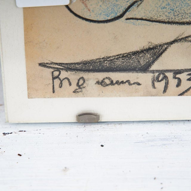Bignami, Caricature Portrait, 1950s, Drawing on Paper For Sale - Image 3 of 5