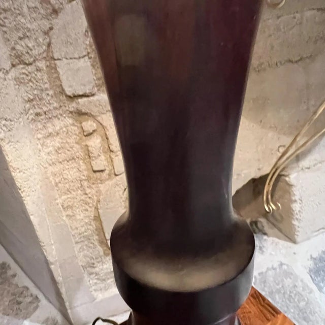 1950s Sculptural Table Lamp in Palo Fierro Desert Ironwood, Mid-Century Modern For Sale - Image 5 of 13